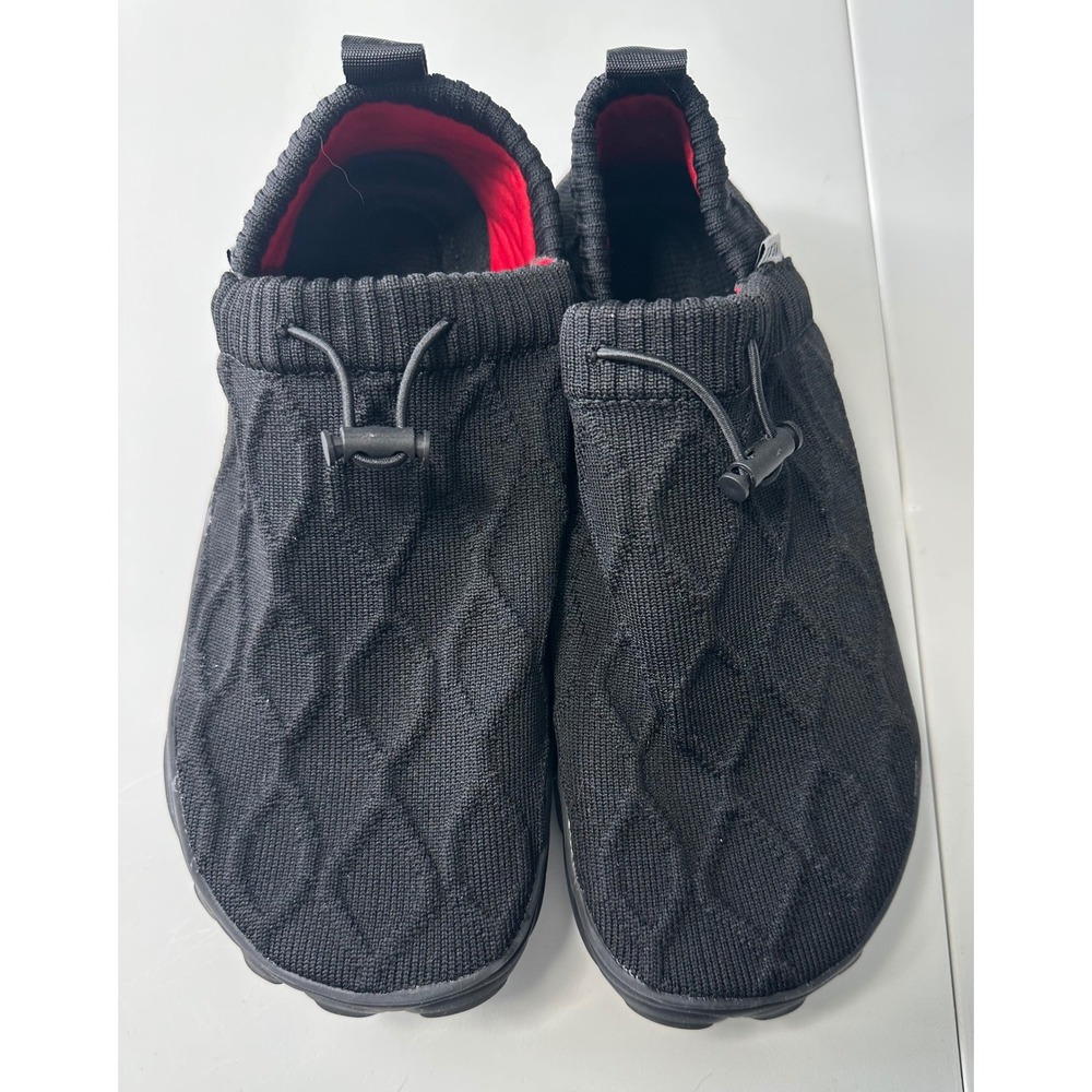 Nimbao Barefoot Shoes Black Knit Minimalist Slip On Sneakers Size 42